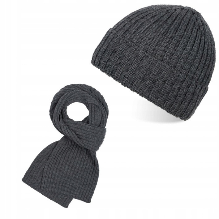Nastavte čiapku, šál Paolo Peruzzi ZZ-07-GR Grey