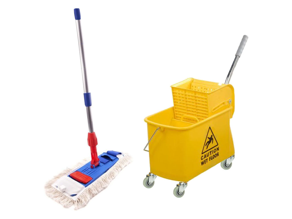Čistiaci čistiaci vozík + mop 40 cm
