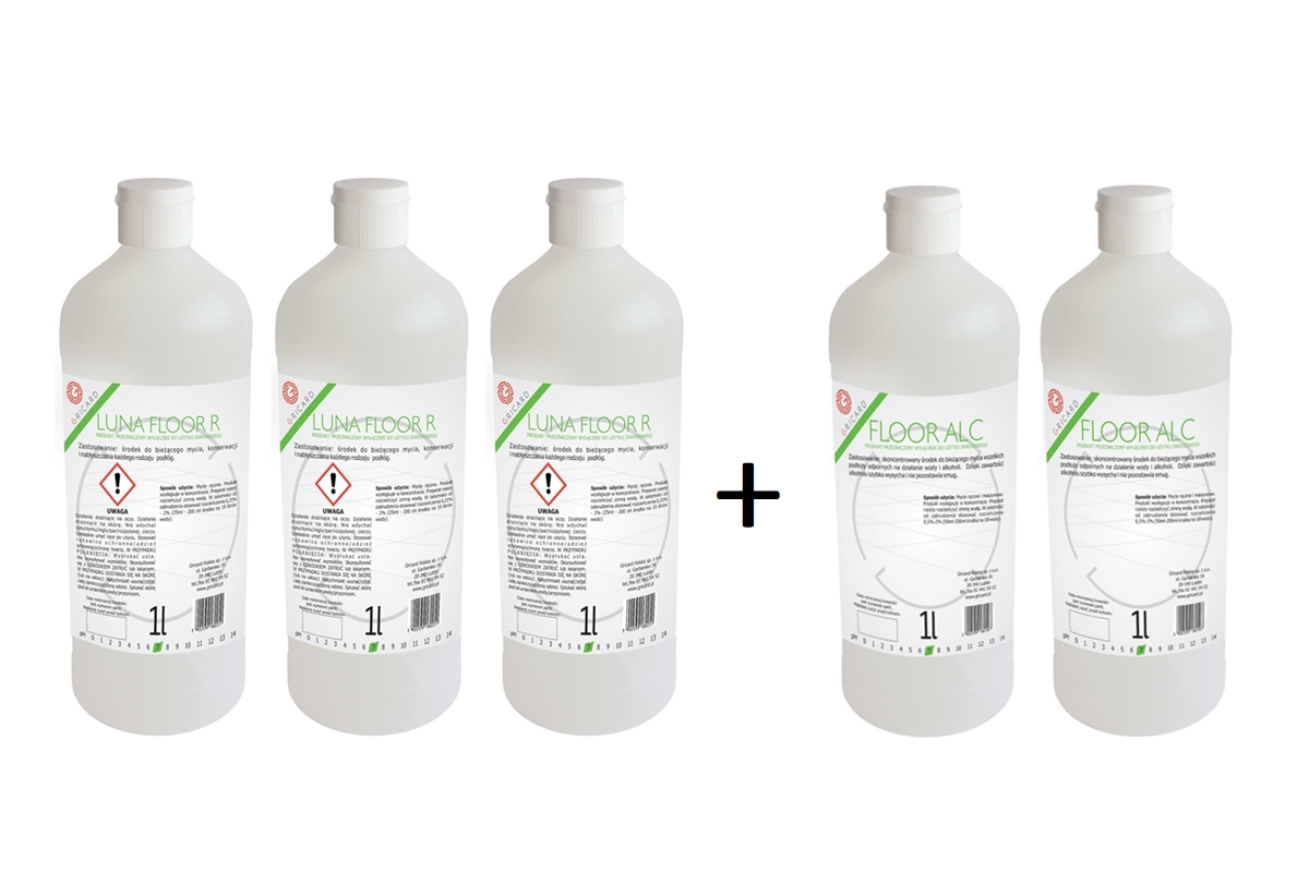 5x 1000ml podlahová údržba kvapalná súprava