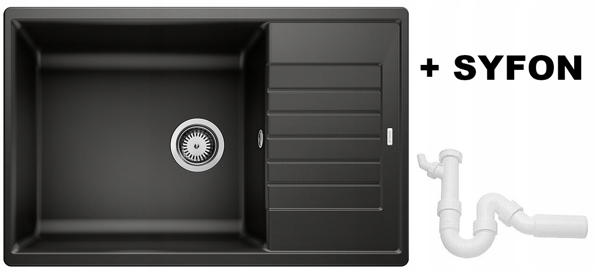 Kuchynská batéria - Blanco Zia XL 6 S Black Compact 526019 SIPH