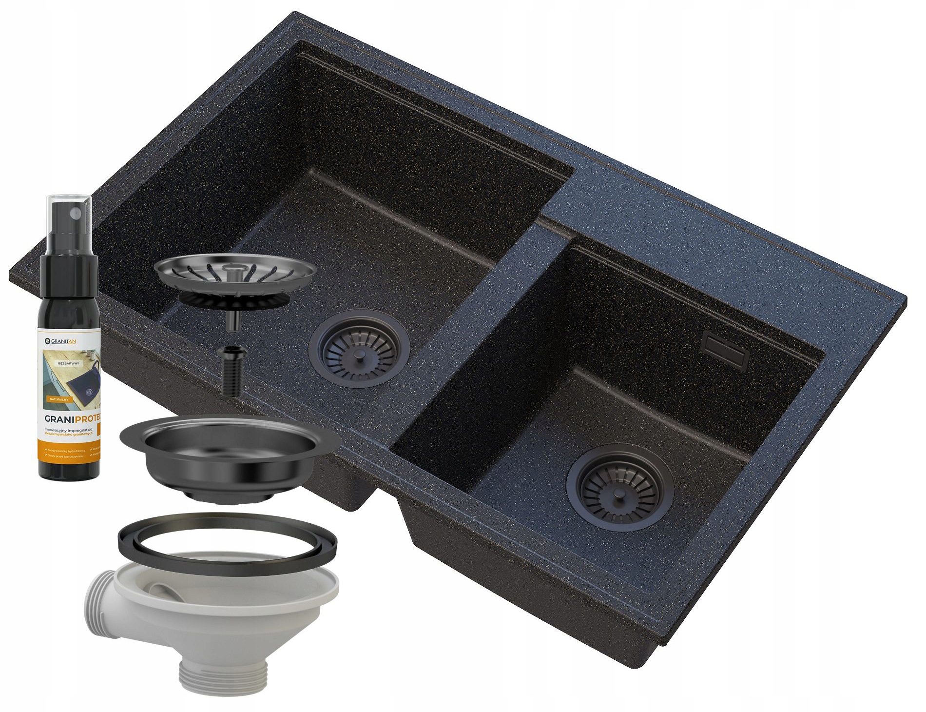 Kuchynská batéria - Žula Sink 2 Commons Golden Symon od Black Hektor