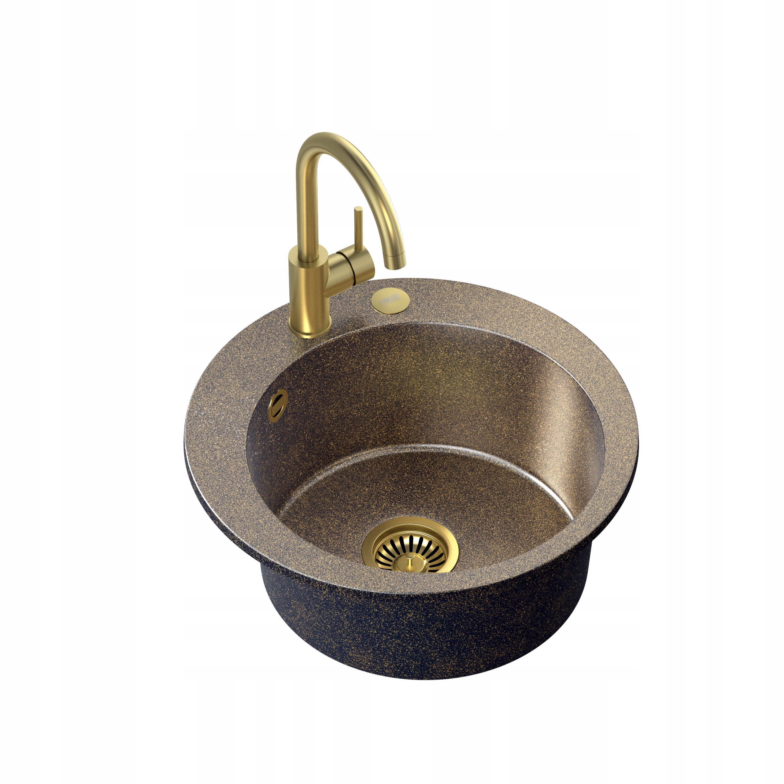 Kuchynská batéria - James Sink 210 Čierna batéria Naomi Siphon Plug