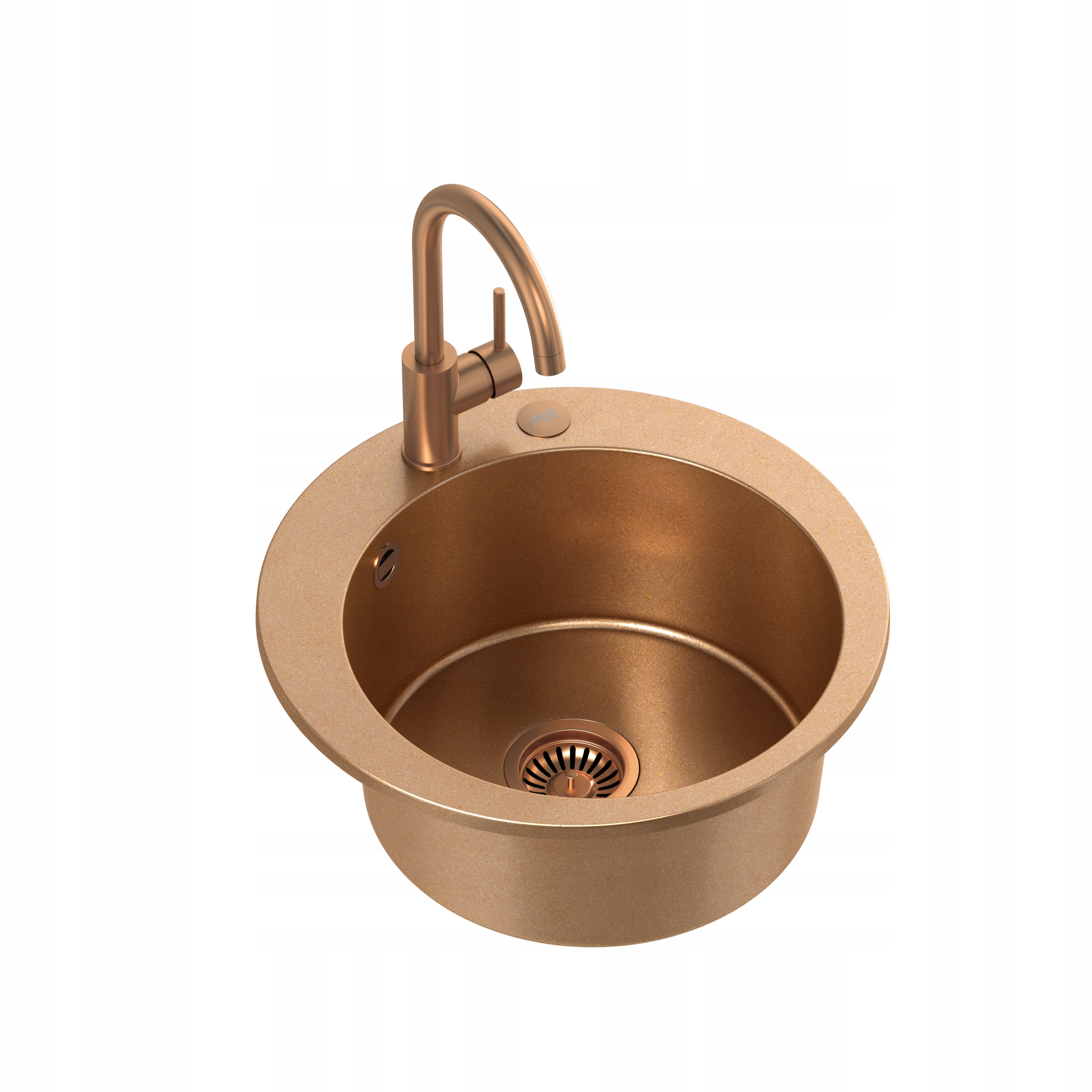 Kuchynská batéria - Sink James 210 medená batéria Naomi sifon zástrčka