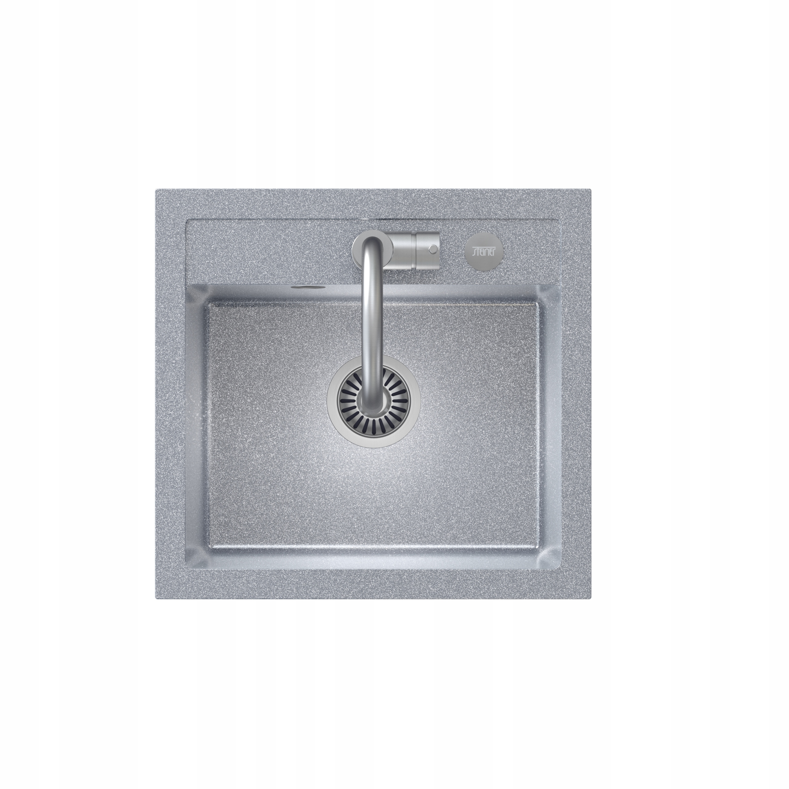 Kuchynská batéria - Sink Johnny 110 Grey Battery Naomi Siphon Plug