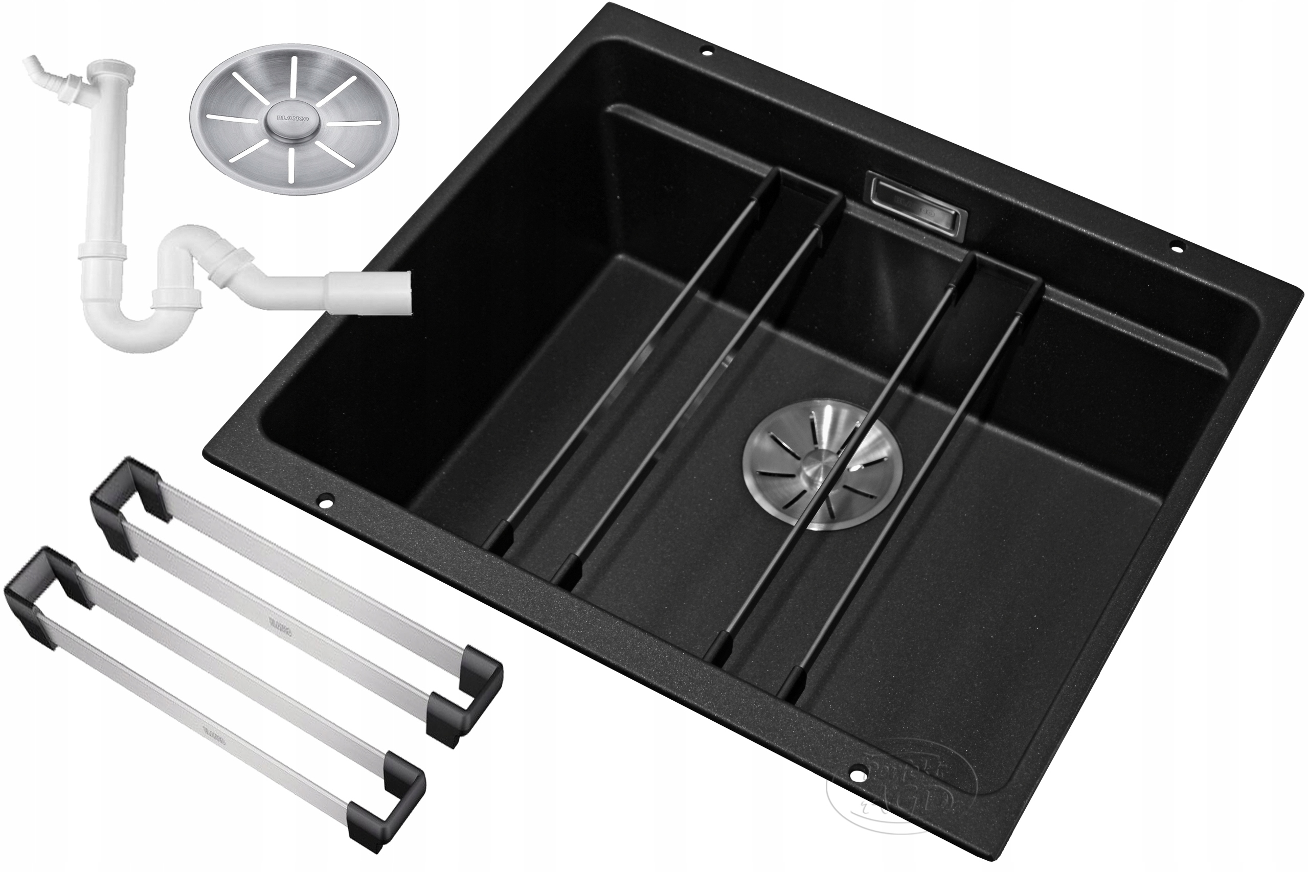 Kuchynská batéria - Blanco Etagon 500 Blanco Sink Anthracite+SIPHON!