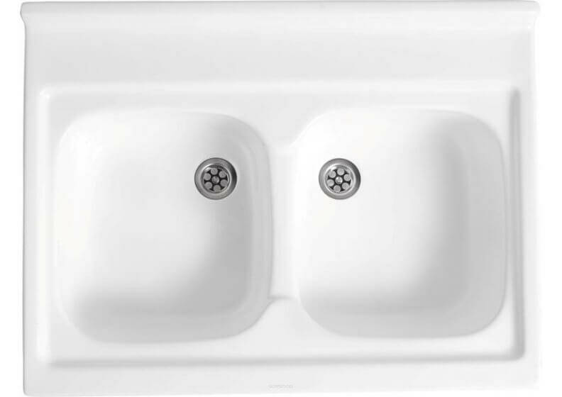 Kuchynská batéria - Akrylic Sink 2-KOM 80x60 z smaltu olkusz