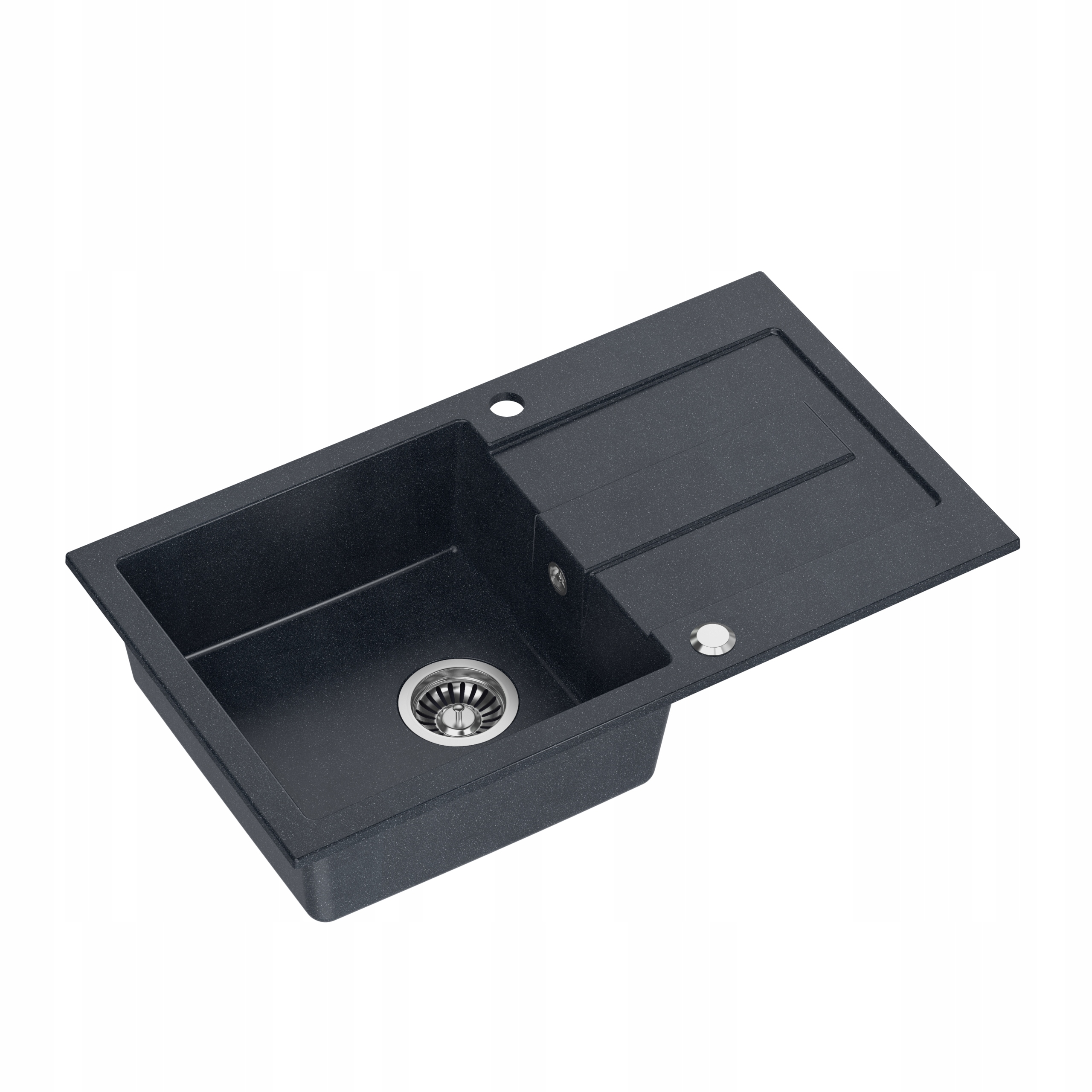 Kuchynská batéria - Christian 111 Sink + Siphon + Čierna koncová čiapka