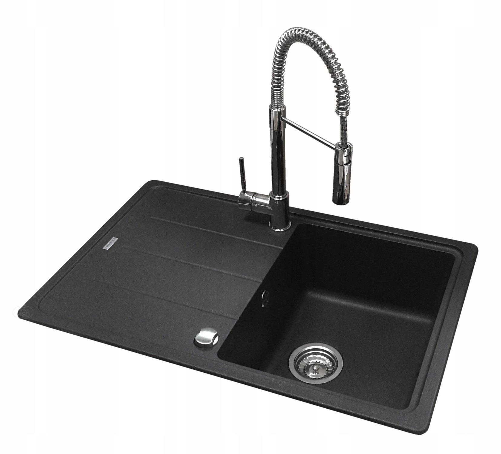 Kuchynská batéria - Franke BFG 611 Onyx + Coxy Sink