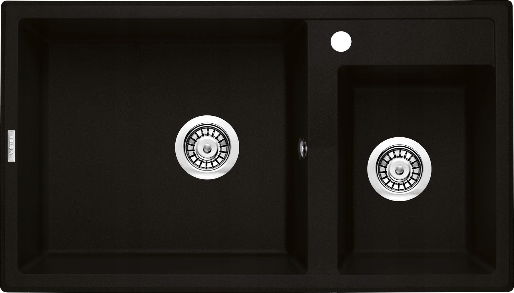 Kuchynská batéria - Čierny Eridan Nero Deante Granite Sink