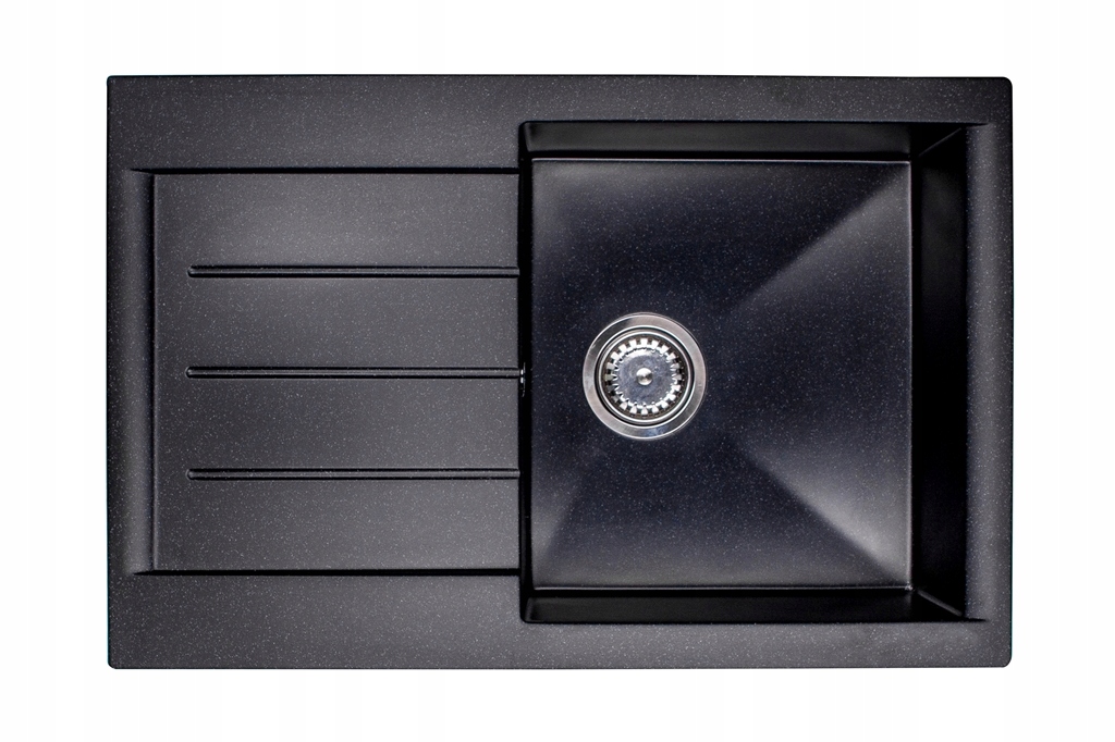 Kuchynská batéria - Single -Chamber Granite umývadlo čierna