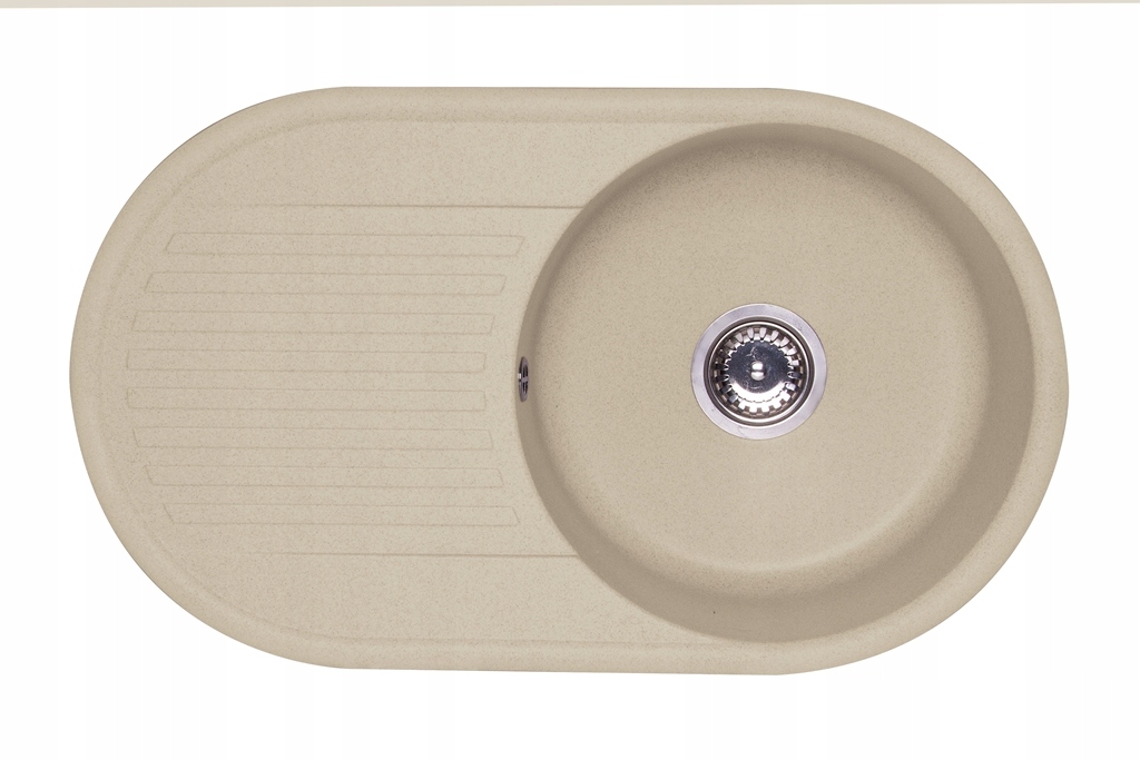 Kuchynská batéria - Single -Chamber Granite Sink Light Beige