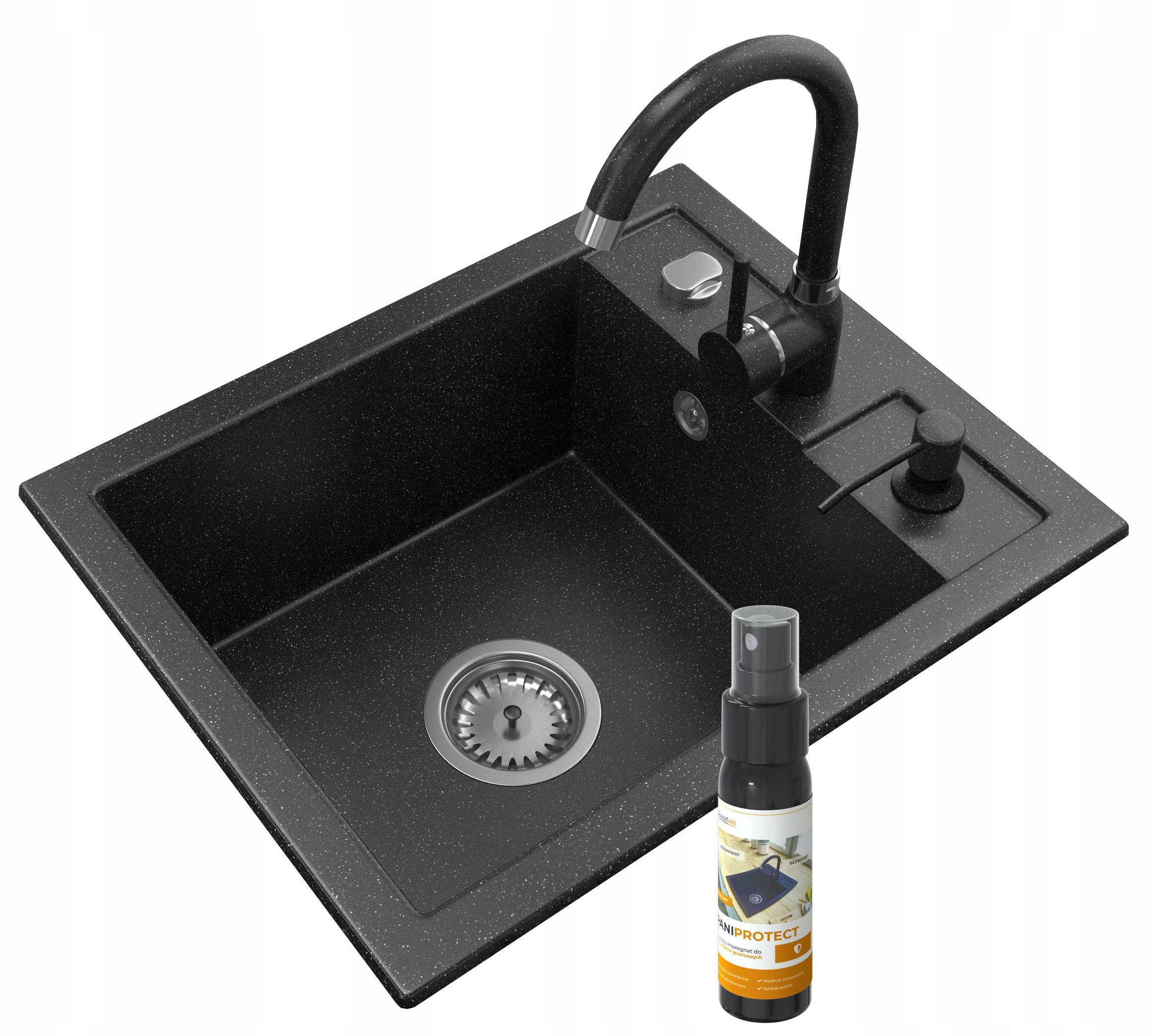 Kuchynská batéria - Single -Chamber Granite Sink Sypon stroj
