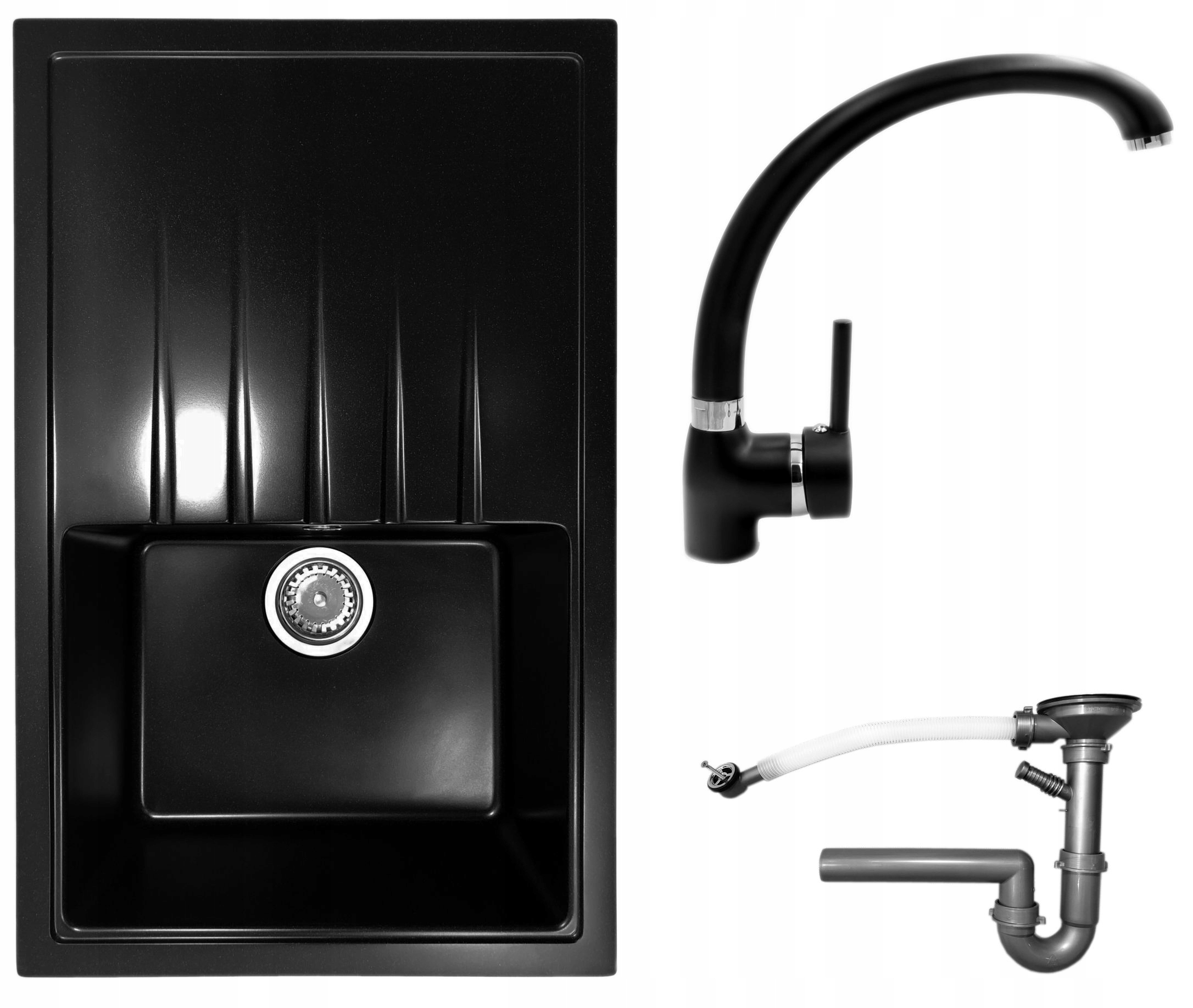 Kuchynská batéria - Eris Granite Sink +batéria 6 farby
