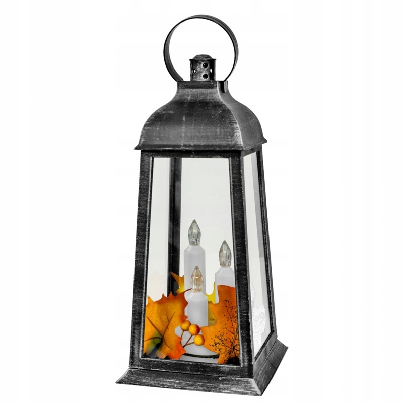 Svietnik, lampáš - Znnicz - LED LUNTERSKA S 3 SNDCE SILVER LANTERN