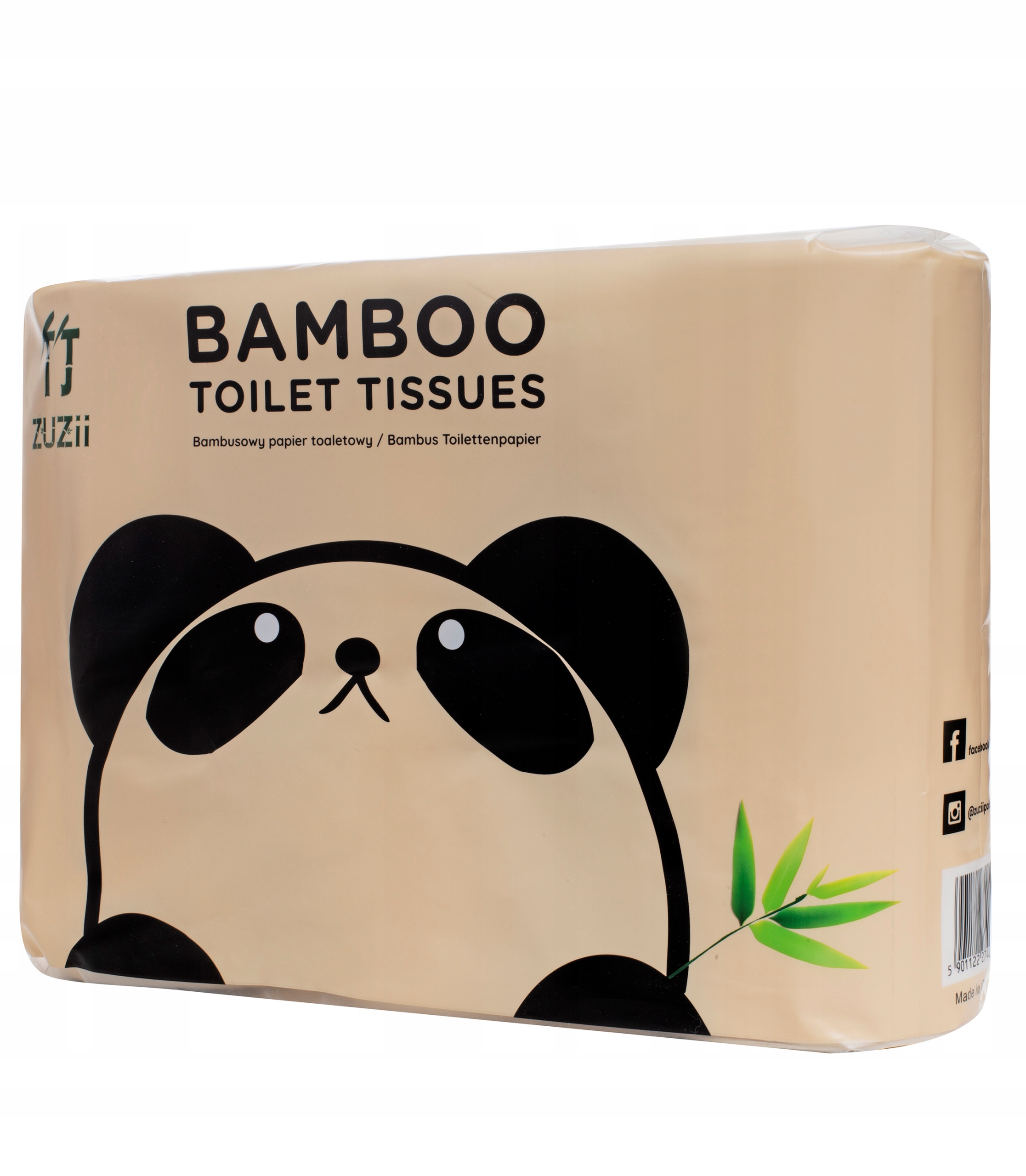 Zuzii toaletný papier Eco 100% bambus 60 ks.