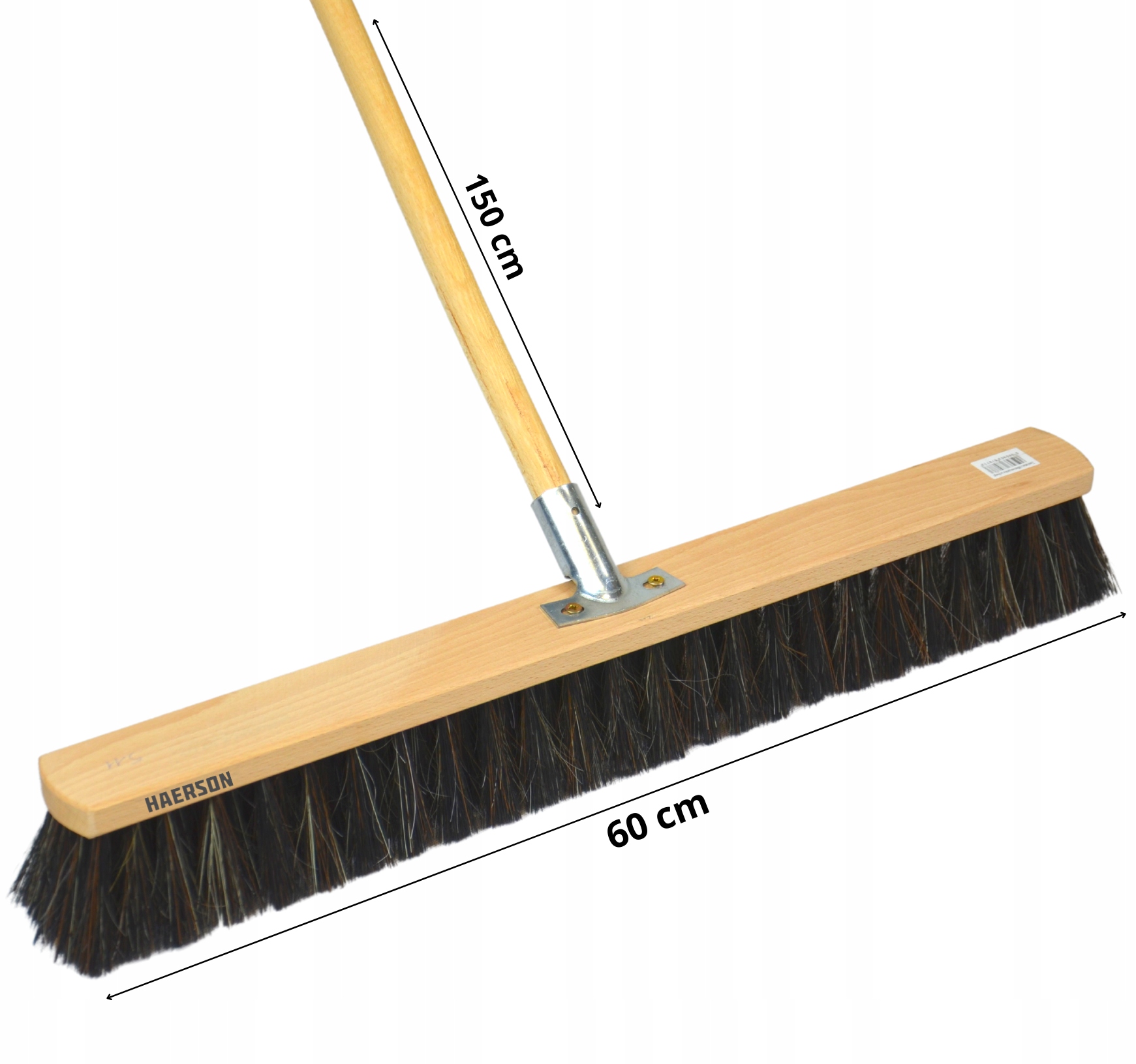 Zametač pre podlahy 60 cm +drevená palica 150 cm