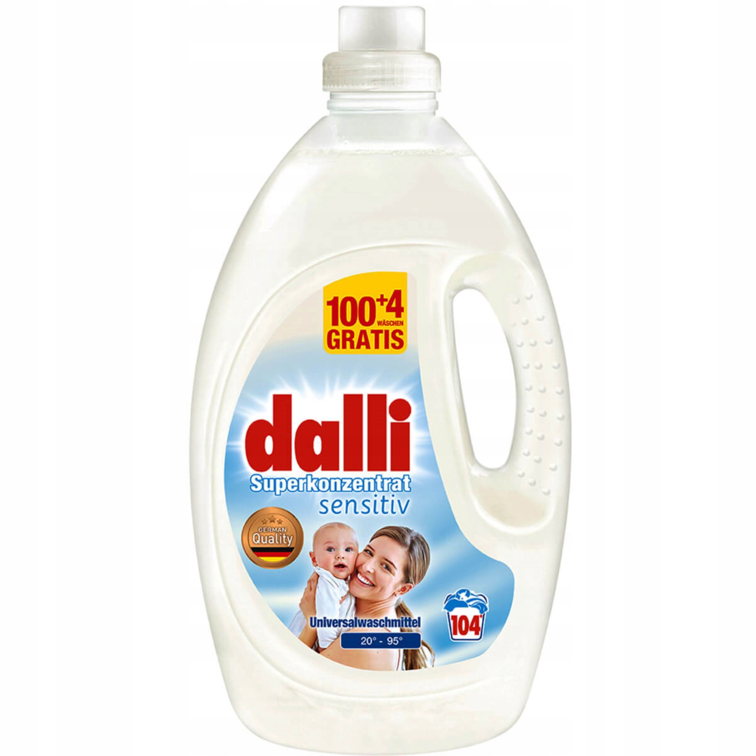 Prací gél - Prací gél DALLI Sensitive 3,65l 104 pranie