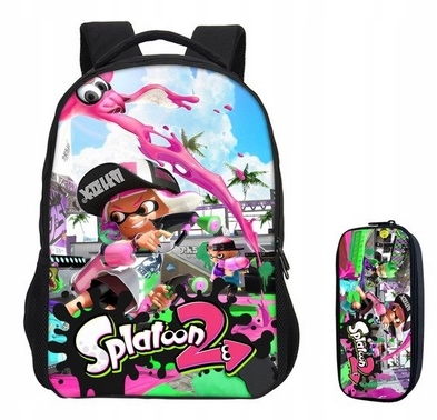 Nastaviť 2 ks batoh ceruzky puzdro 3D SPLATOON 2