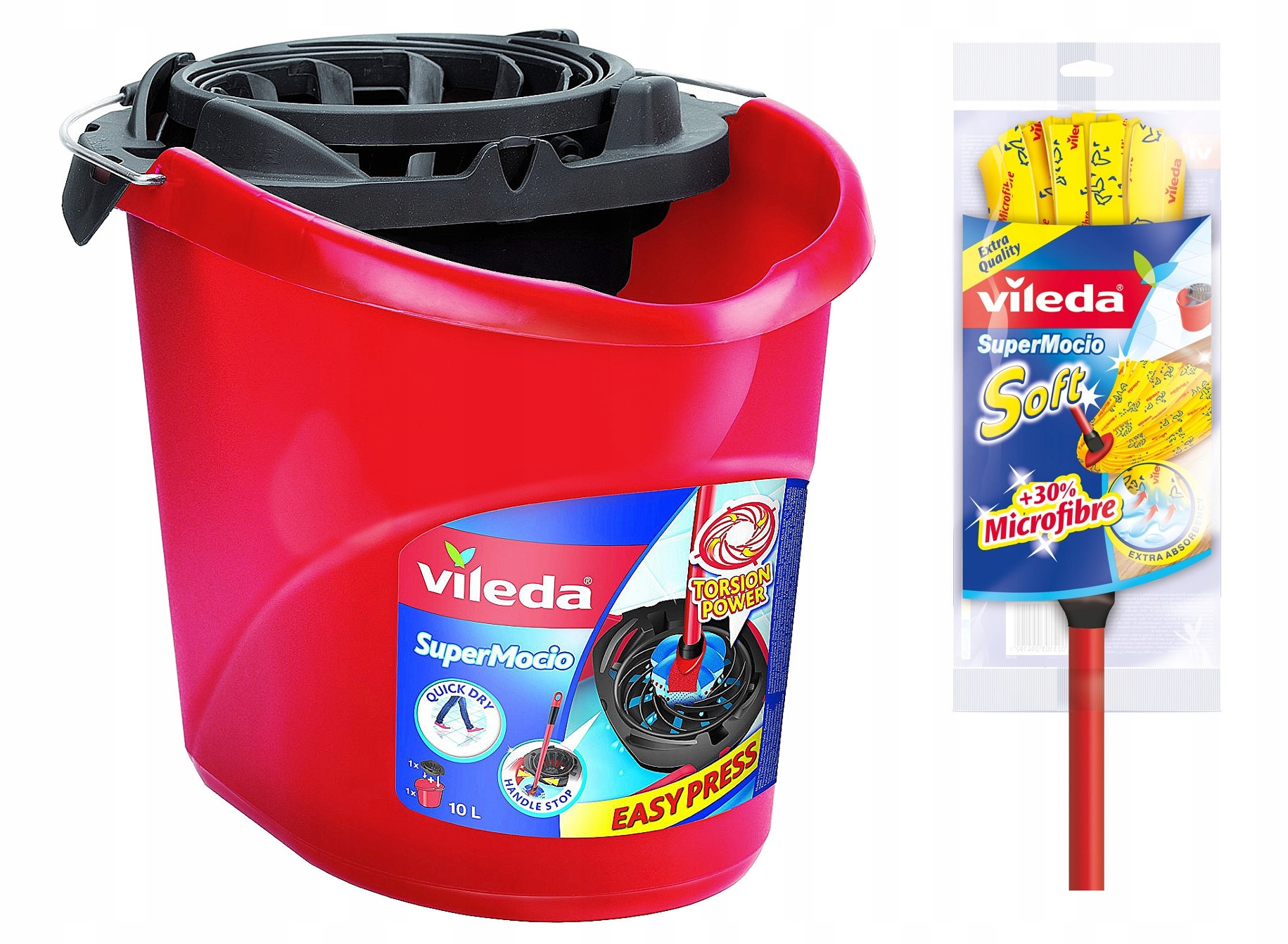 Mop Soft VileDa + Bucket Supermocio
