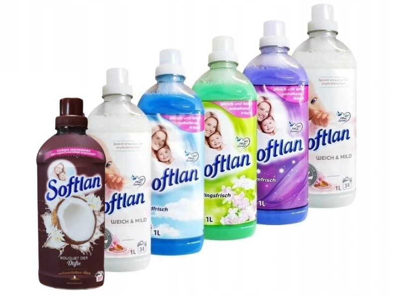 Aviváž - Softlan Mix 5x1L + 1x650ml oplachovacia kvapalina