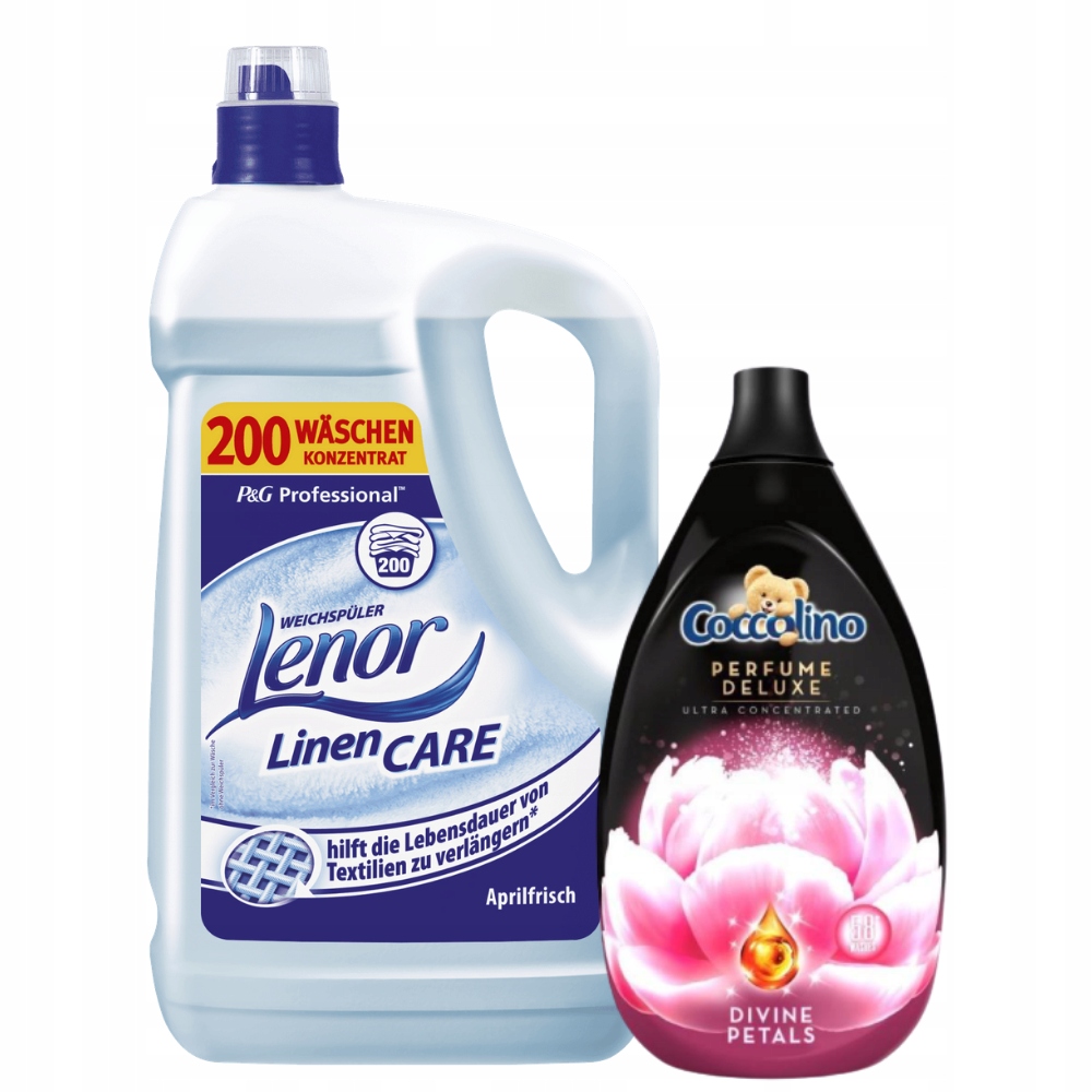 Aviváž - LENOR Spring 5L + Coccolino Div Rinsing Kit