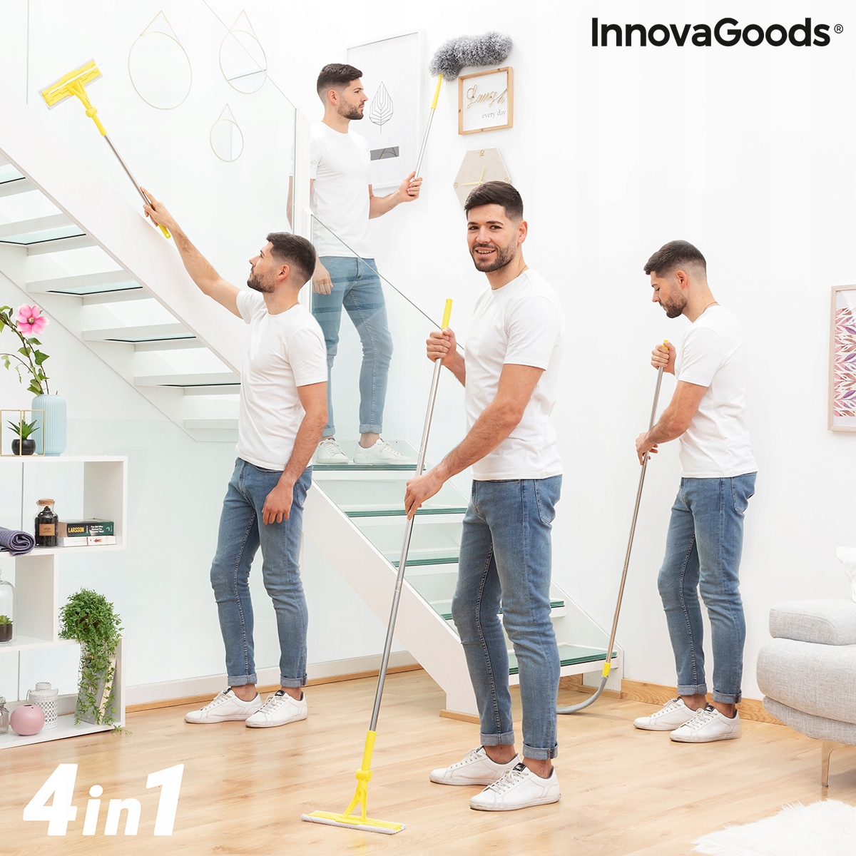 Čistiaca súprava 4 v 1 Clese Innovagoods