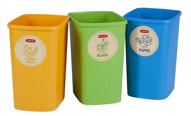 Sada košov pre segregáciu Curver Eco Frienly