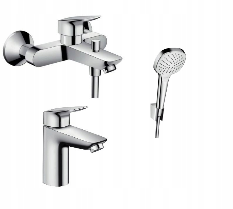 Hansgrohe logis 3in1 Click-Klak Bathtub set