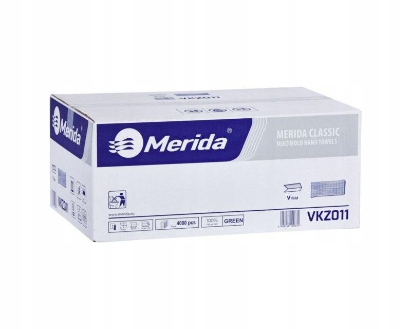 Zelené skladané uteráky W V Economy 4000 Merida