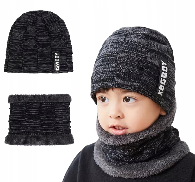 Nastavte čiapku, komín (golf) K&M A100 Black, Grey, Multi -Colored