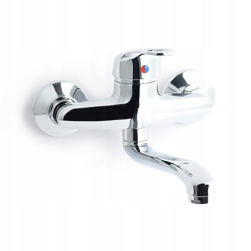 Zinok Chrome Cold and Hot Water Mixer Wall