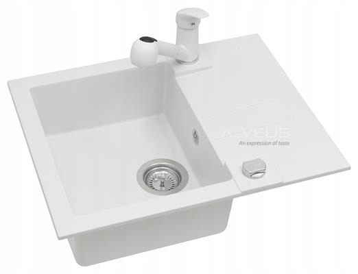 Kuchynská batéria - Alveus Rock 30 /Biały Sink /