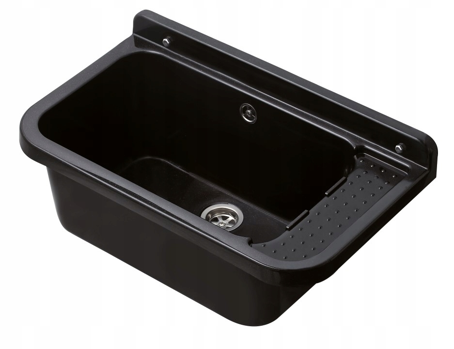 Kuchynská batéria - Čierna komora ekonomická drez s Siphon 60x34x21