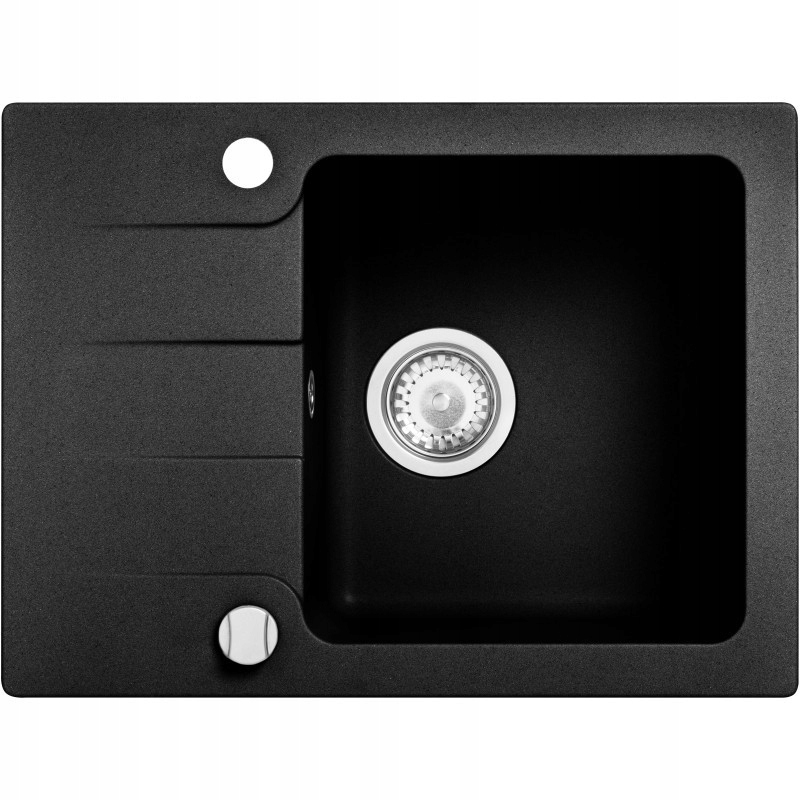 Kuchynská batéria - Kernau Granite KGSC4558 1B1D Black Metallic