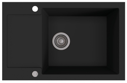 Kuchynská batéria - Kernau KGSH 6078 1B1D Deep Black Granit Sink