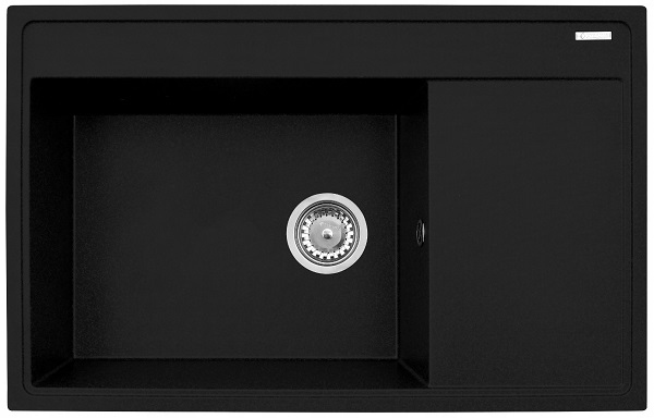 Kuchynská batéria - Pyramis Camea (79x50) Sink 1B1D L Carbon 070058501