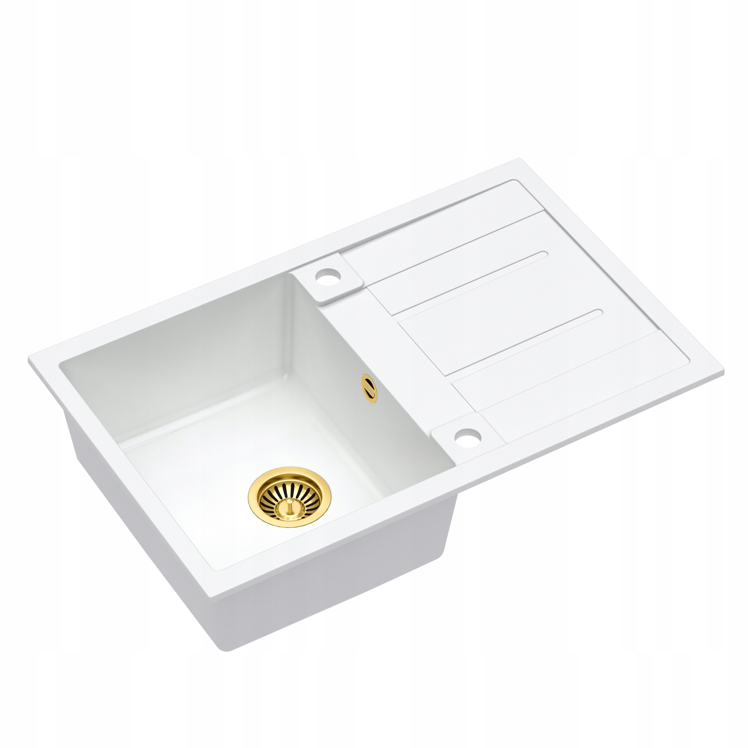 Kuchynská batéria - Morgan 111 Granite Kitchen Wink White Quadron