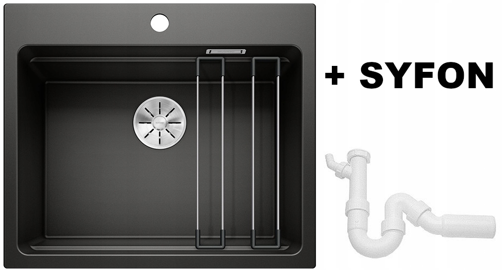 Kuchynská batéria - Blanco Etagon 6 Black 525890 + Sink Sink