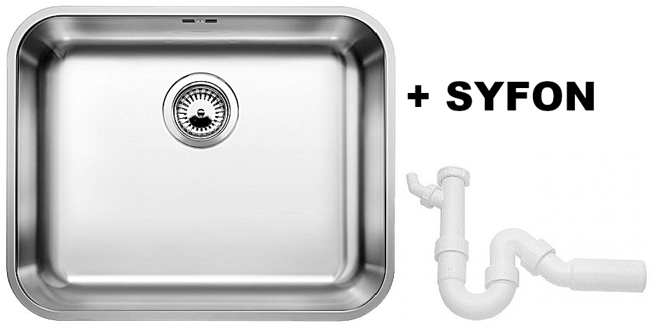 Kuchynská batéria - Blanco SUPRA 500-U 518205 drez + SIPHON