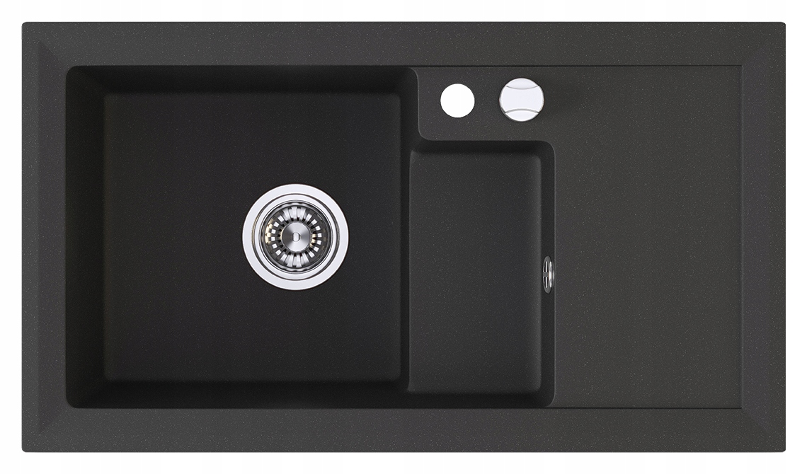 Kuchynská batéria - Bonafaro Granite Black Sink 1,5com + hovno