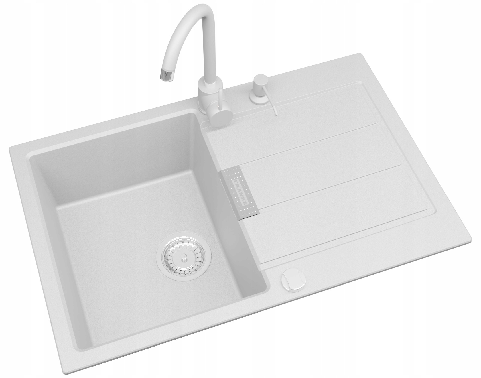 Kuchynská batéria - Franke S2D 611-78 White + Battery Sink