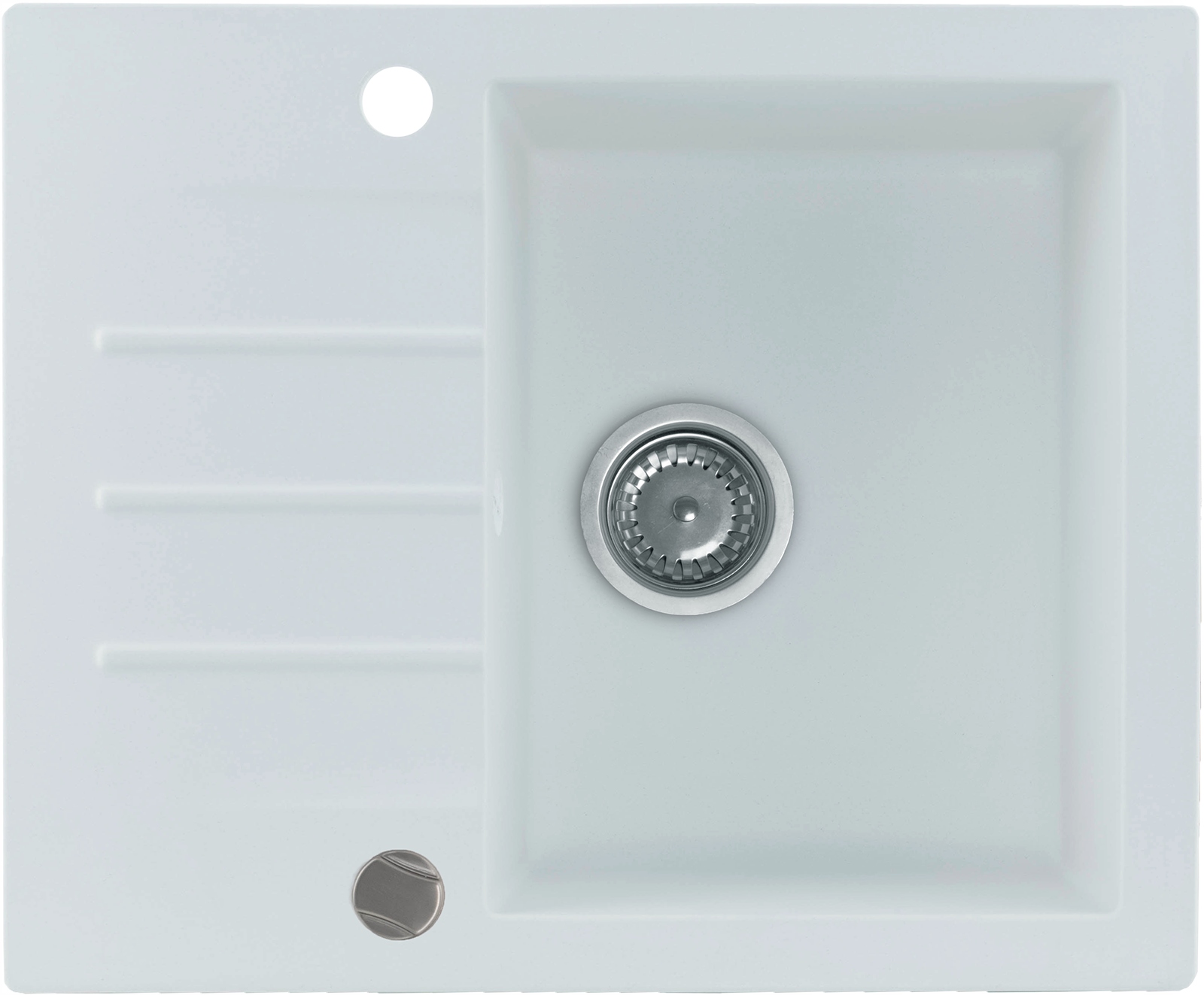 Kuchynská batéria - Kernau KGS A 4560 1B1D Pure White drez