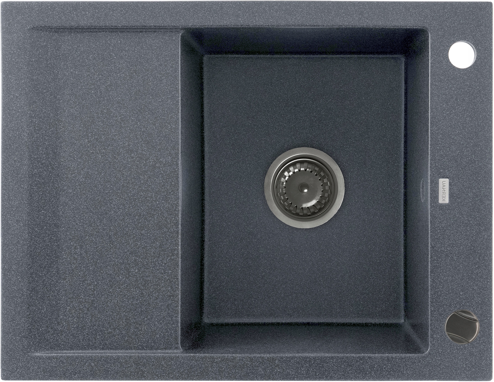 Kuchynská batéria - Kernau Kgs M 4565 1B1D Graphite Sink