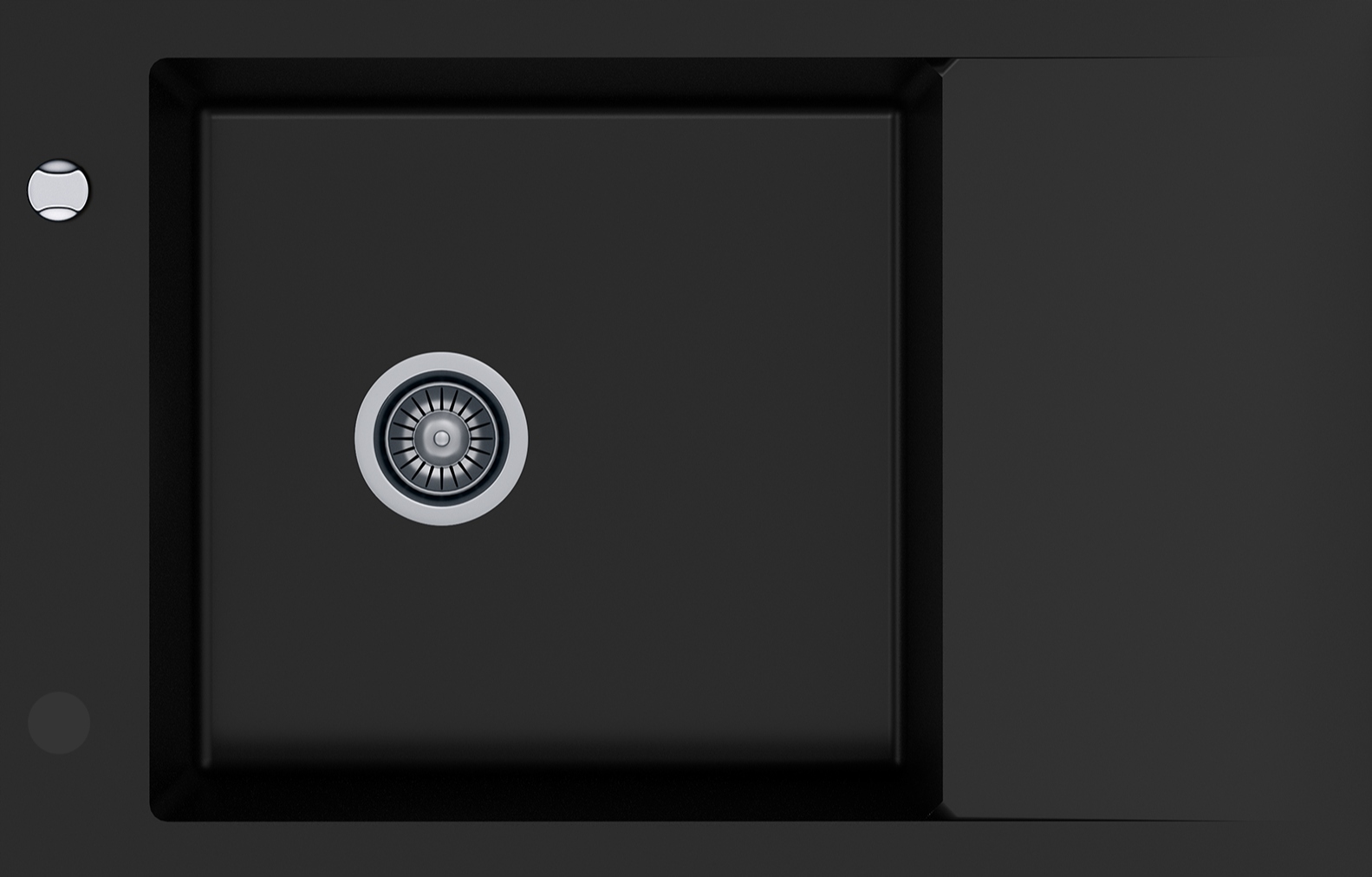 Kuchynská batéria - Kernau KGSM6078 1B1D Deep Black Granit Sink