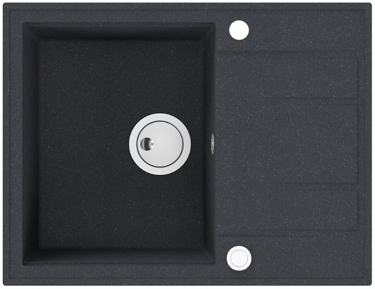 Kuchynská batéria - Kernau Kgsn 4565 1B1D Graphite Granite Sink