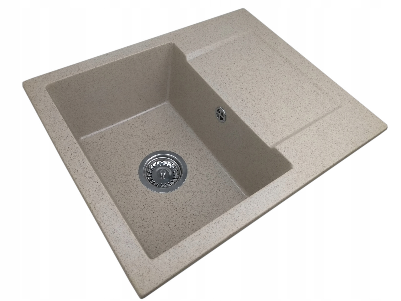 Kuchynská batéria - Rita Dark-Beige Single Comber Sink Granite
