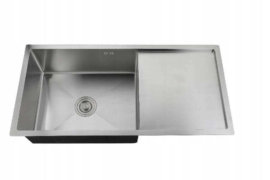 Kuchynská batéria - Stal 100 plus 78x44 oceľový umývadlo+odtok+sit