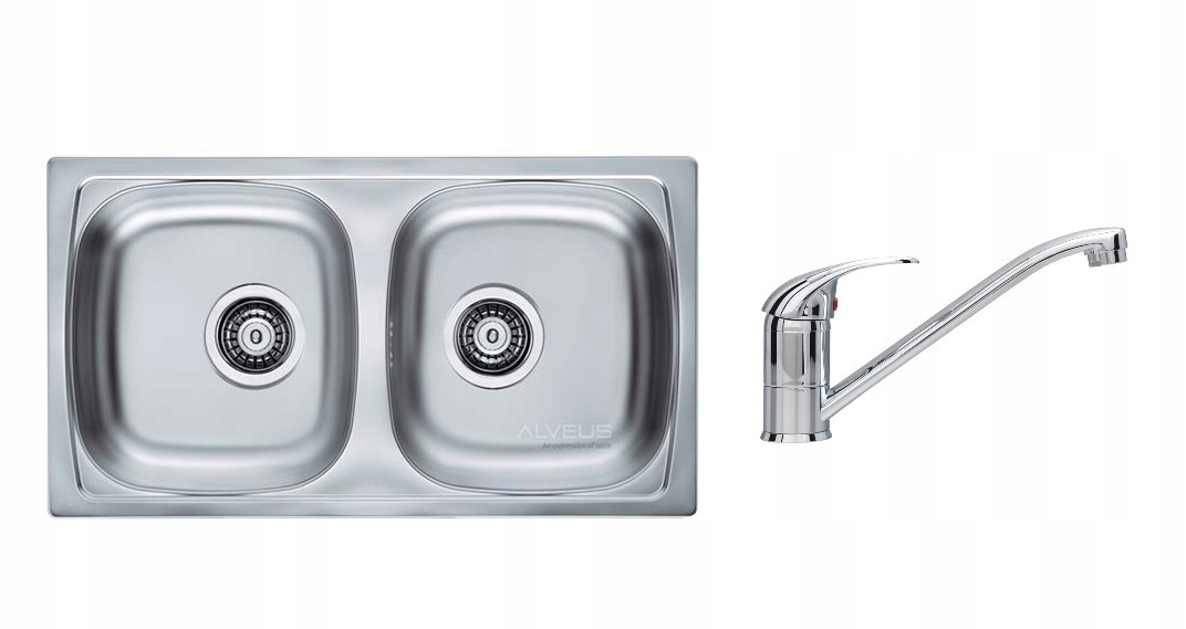 Kuchynská batéria - Dva -Chamber Dekor + Wendy Battery Sink