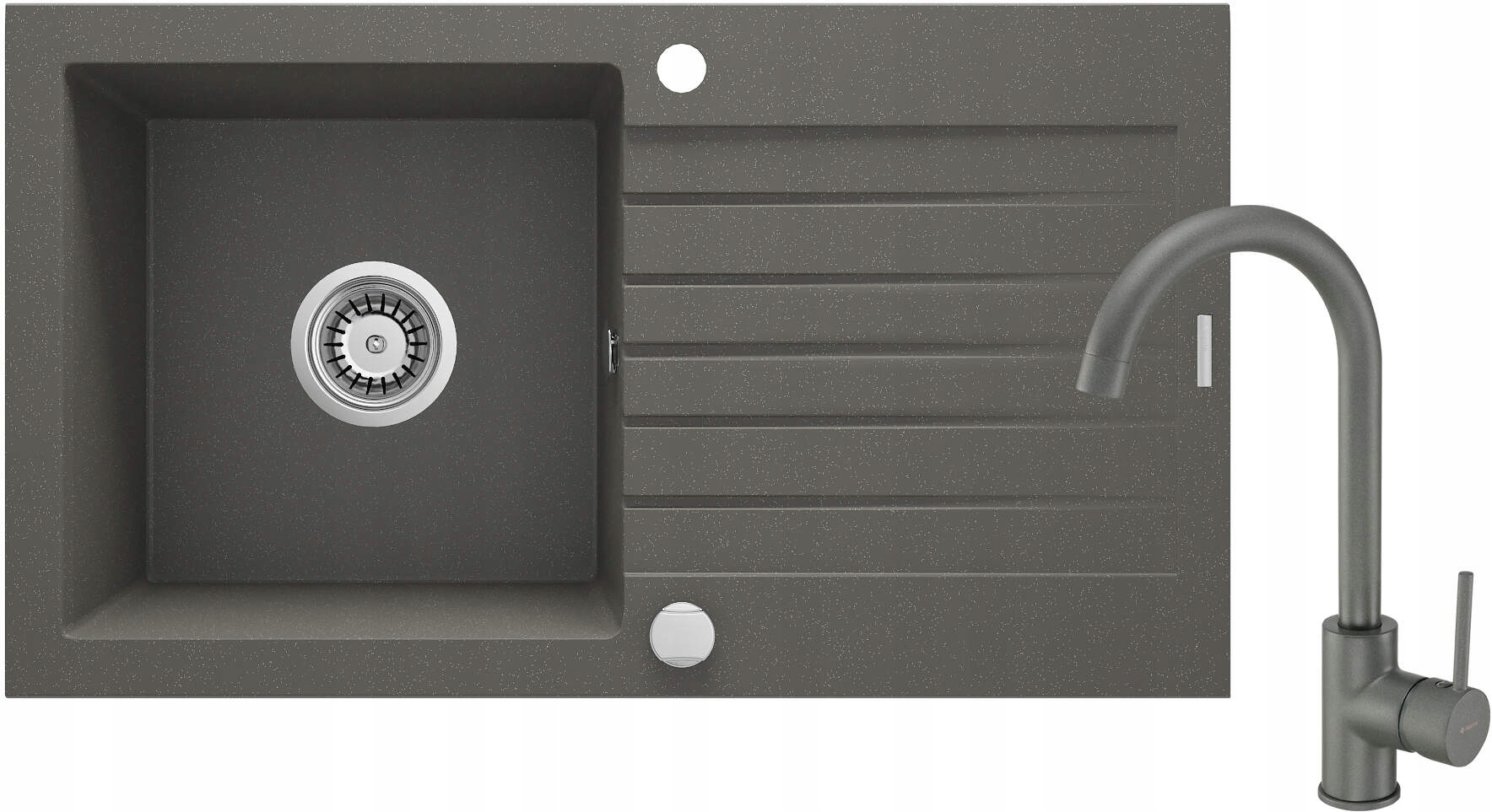Kuchynská batéria - Granit Anthracite 44x76 Sink Deante Battery