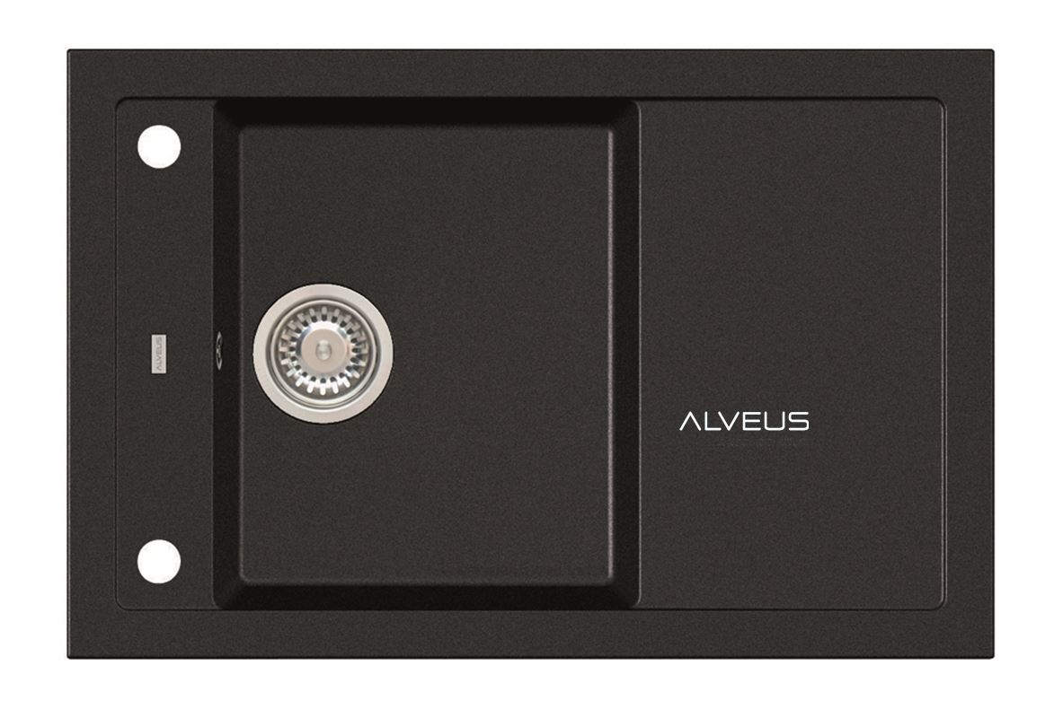 Kuchynská batéria - FORMIC 30 Alveus Black Granite Sink